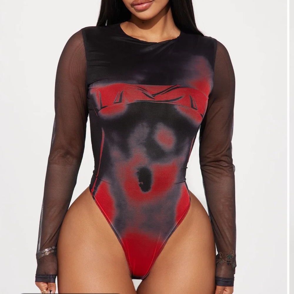 Mesh Bodysuit Fashion Nova